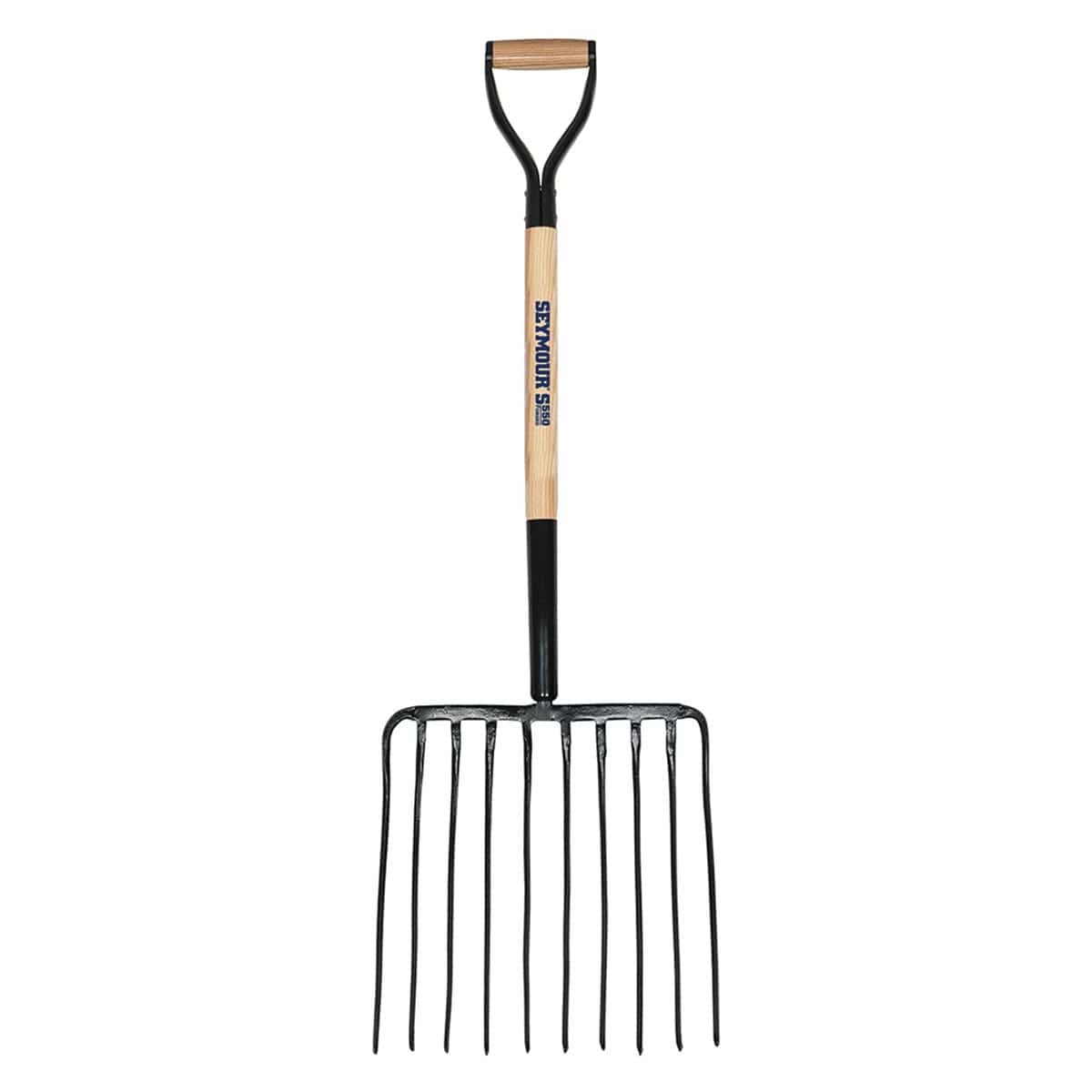 Seymour 10-Tine Forged Ensilage Fork with 30" Wood Handle