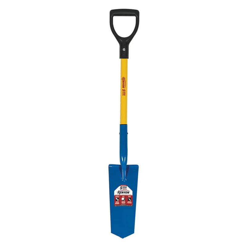 Kenyon 14" Closed Back Drain Spade with D-Grip