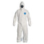 DuPont Tyvek 400D Hooded Coveralls with Elastic Wrists & Ankles | 25pk