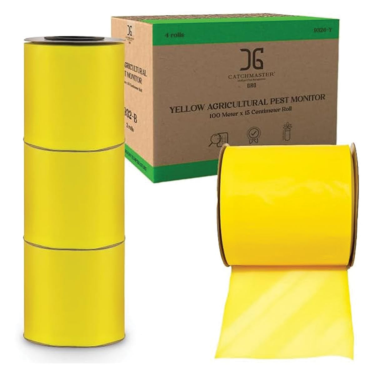 CatchmasterGro Yellow Glue Trap Sticky Rolls