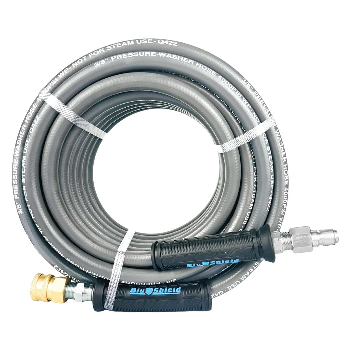 BluShield Single-Wire Pressure Washer Hose 3/8" 4100 PSI