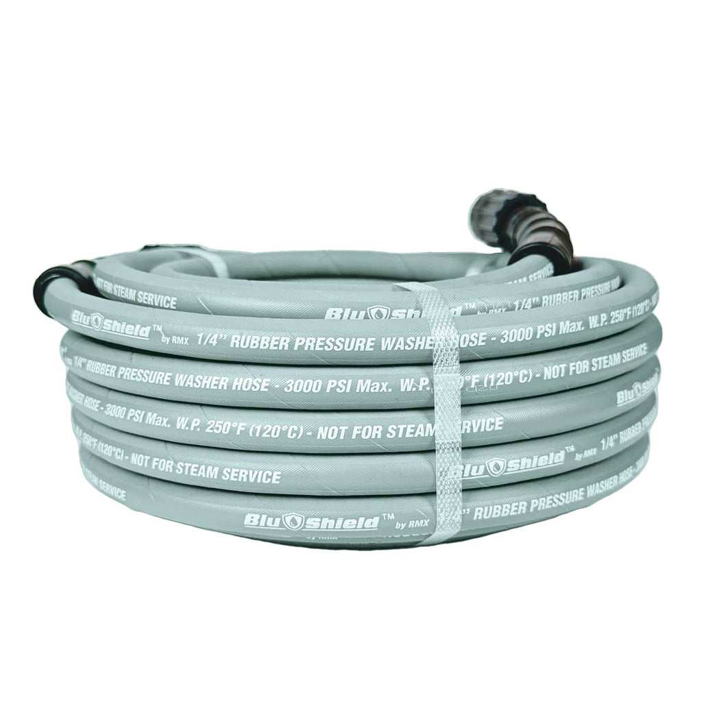 BluShield PSI Rubber Pressure Washer Hose 1/4" 3000