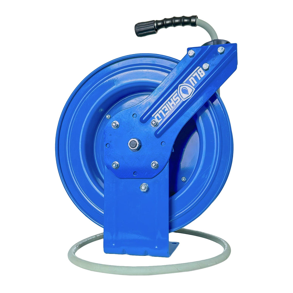 BluShield Rubber Pressure Washer Hose Reel 1/4" x 100'