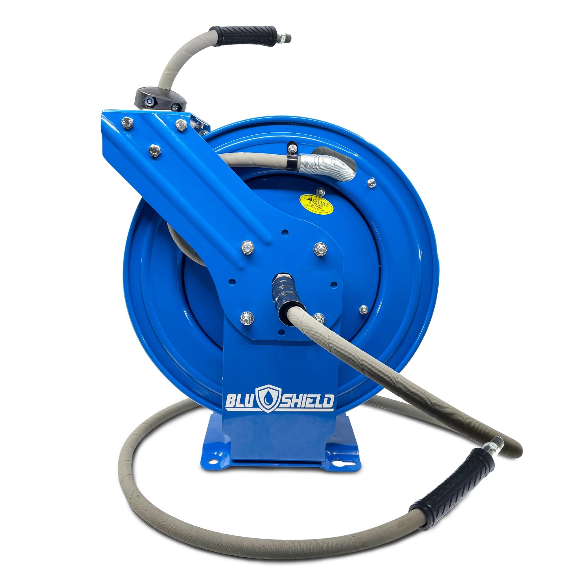 BluShield Rubber Pressure Washer Hose Reel 3/8" x 100' 4100 PSI