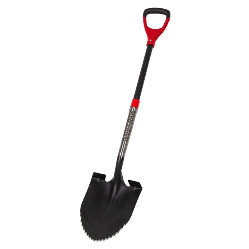 Gemplers Sawtooth Round Point Shovel with D-Grip