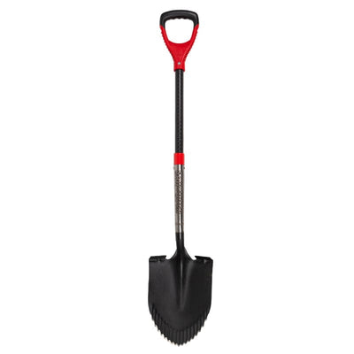 Gemplers Sawtooth Round Point Shovel with D-Grip