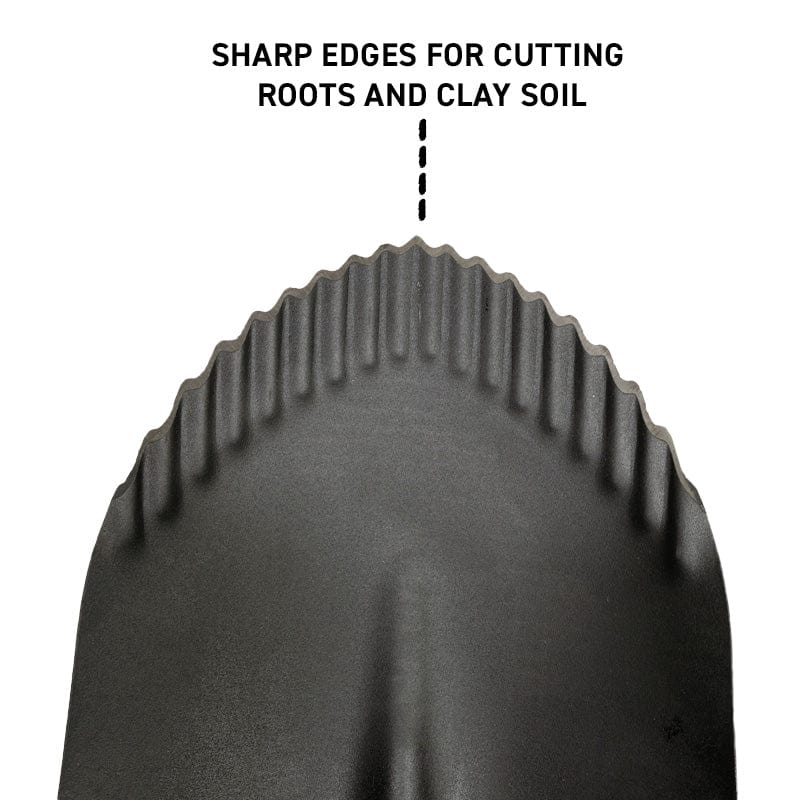 Gemplers Sawtooth Round Point Shovel