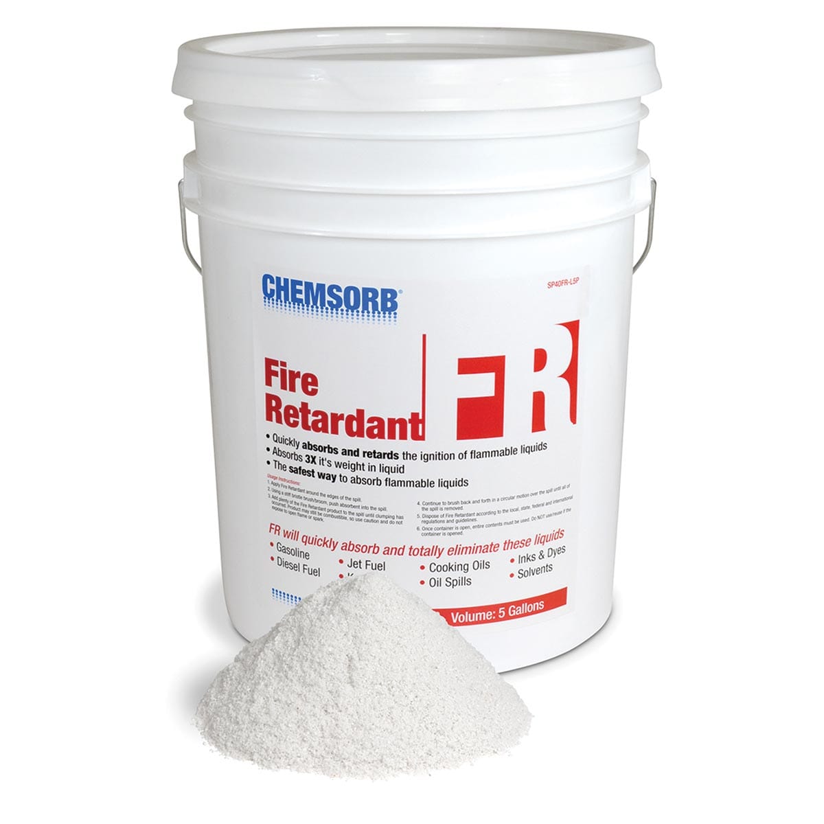 CHEMSORB™ FR - Flammable Liquid Retardant Absorbent