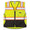 Kishigo Black Series Black Bottom Safety Vest