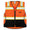 Kishigo Black Series Black Bottom Safety Vest