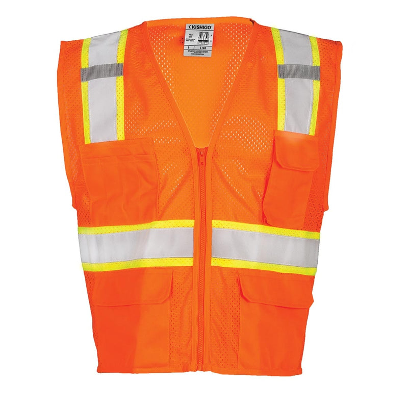 Kishigo Ultra-Cool Mesh 6-Pocket Safety Vest