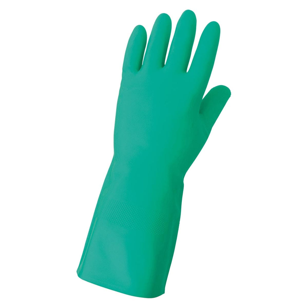 FrogWear® Flock-Lined 15-mil Chemical Resistant Nitrile Gloves