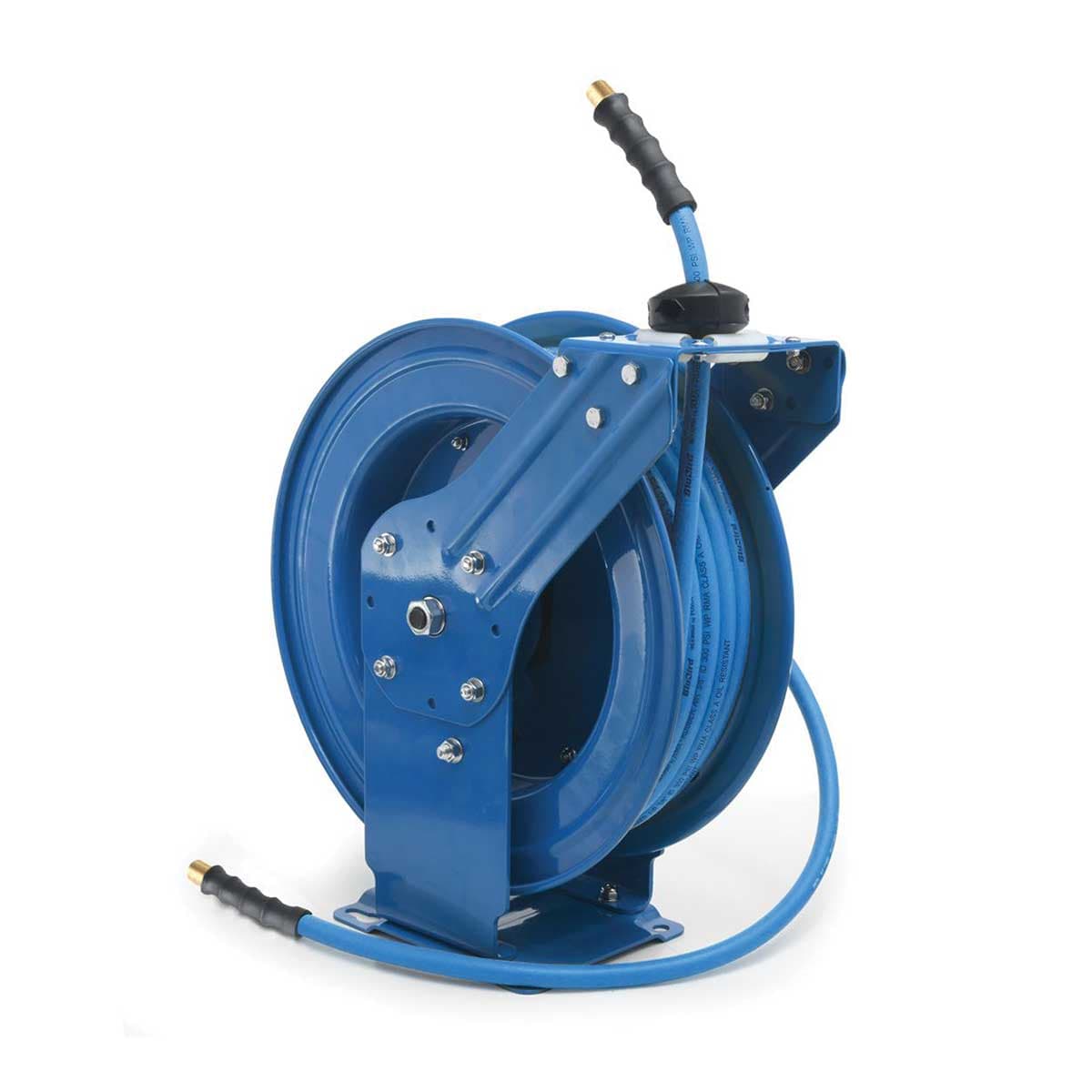 BluBird Rubber Air Hose Reel Dual Arm Assembly