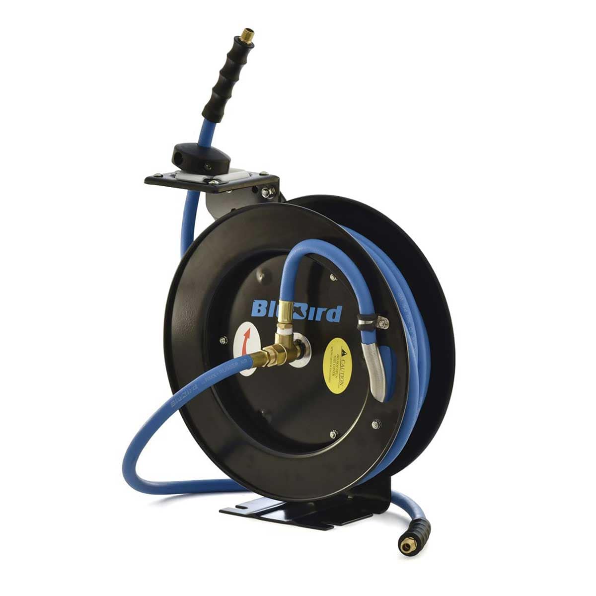 BluBird Rubber Air Hose Reel Heavy Duty Single Arm Assembly