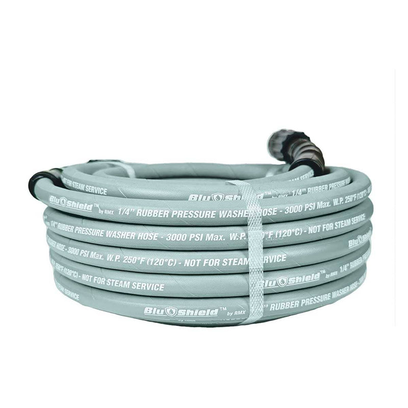 BluShield 1/4" Rubber Pressure Washer Hose Lead-in