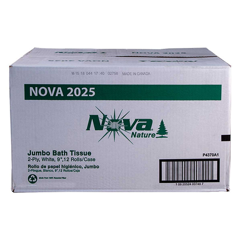 Nova Jumbo Roll Toilet Paper | 12 Rolls