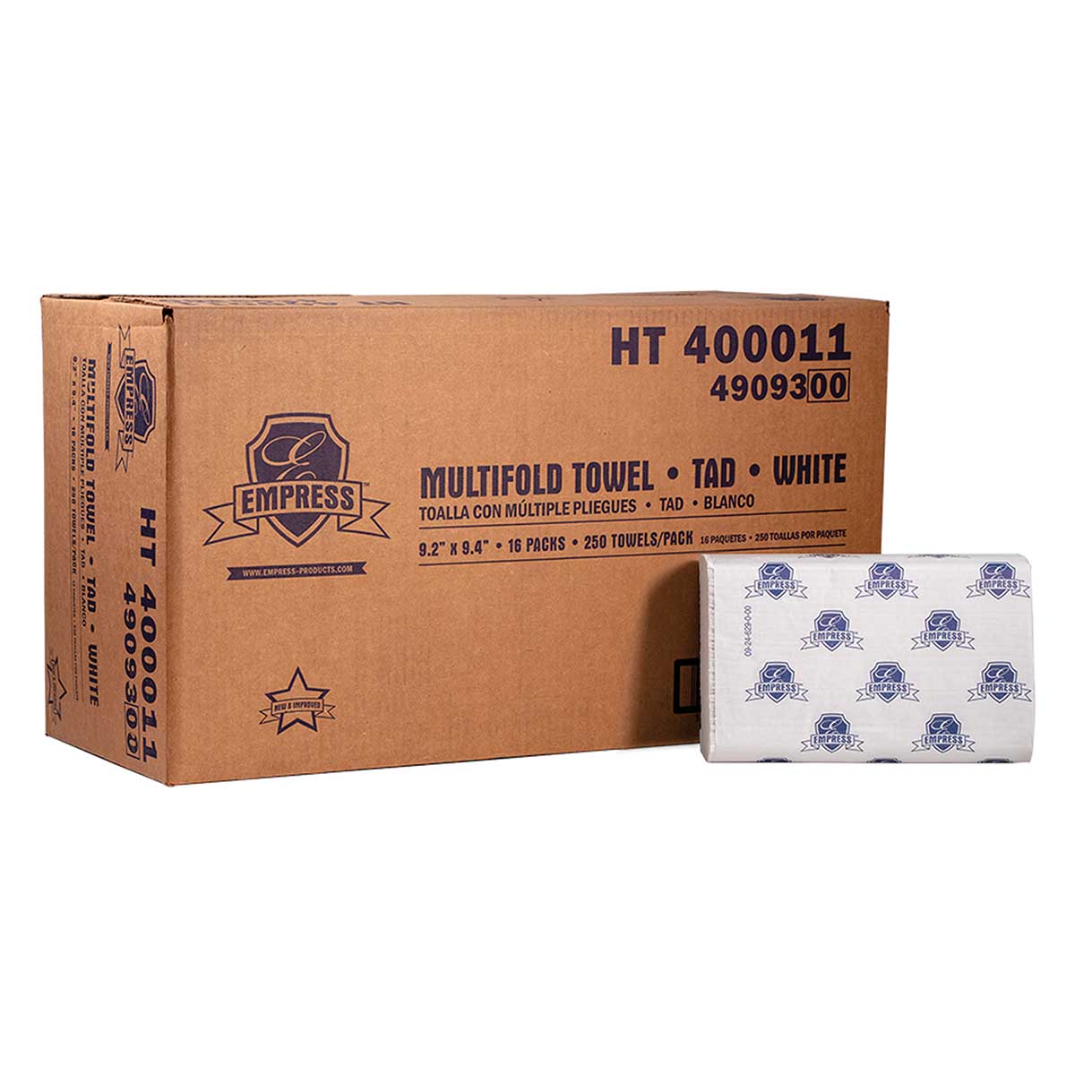 Empress TAD Premium Multifold Towel | 4,000 Count