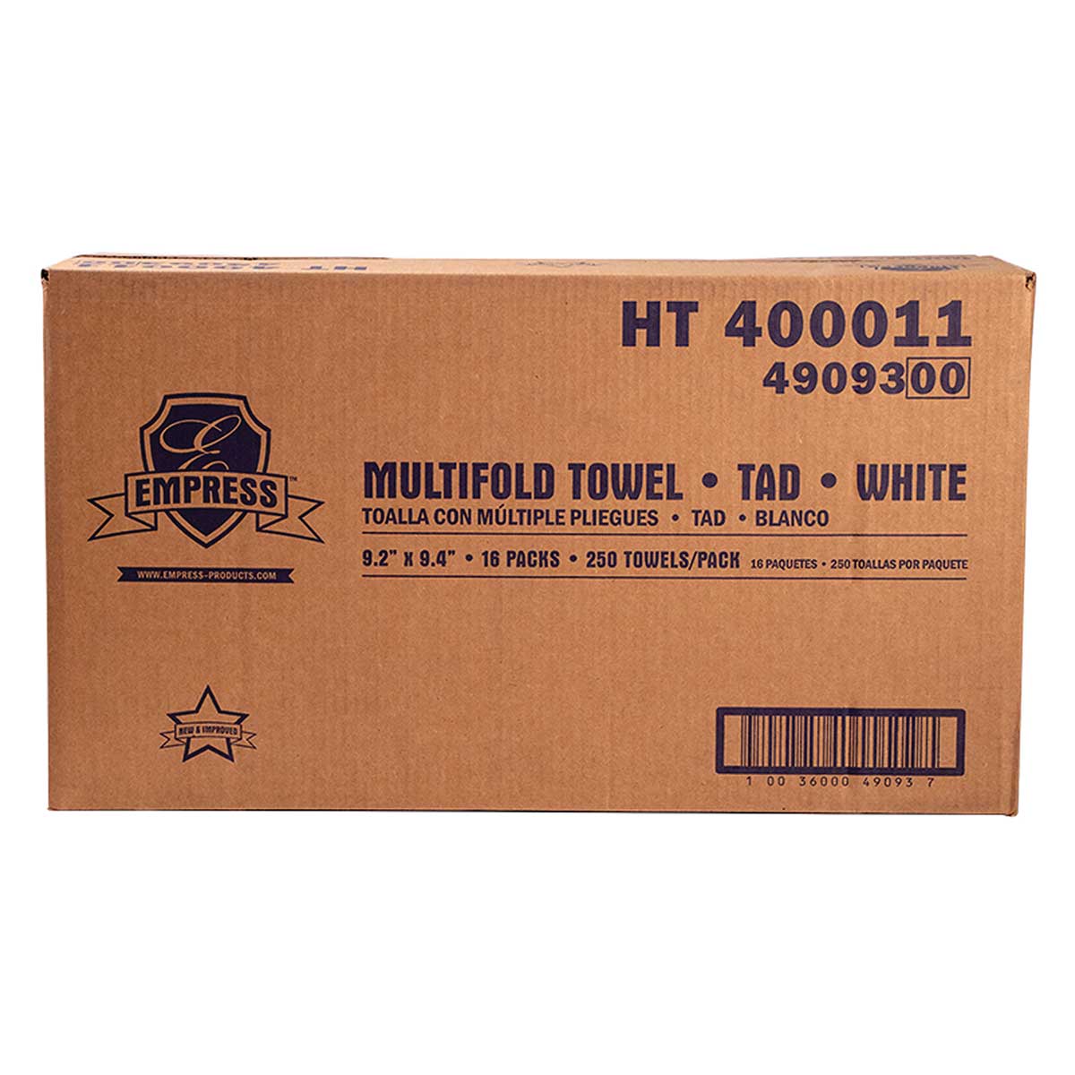 Empress TAD Premium Multifold Towel | 4,000 Count