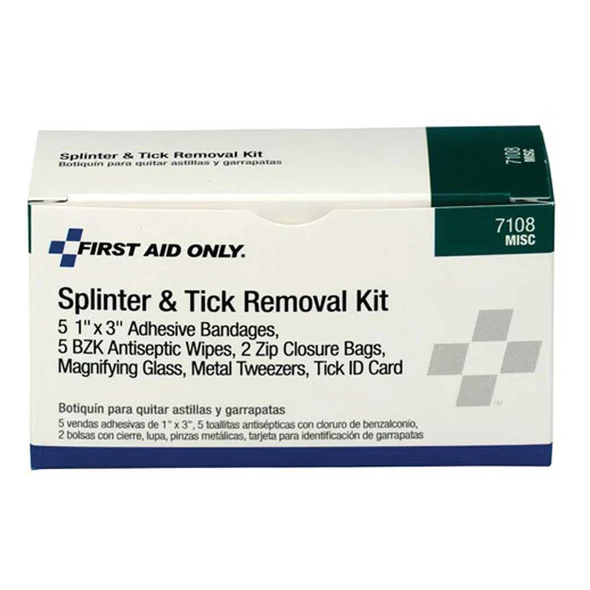 First Aid Only Splinter & Tick Removal Kit
