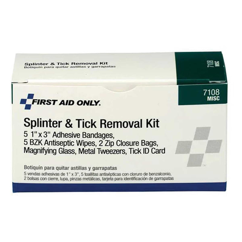 Splinter Kit Suction First Aid Only Splinter & Tick Removal Kit | Gemplers