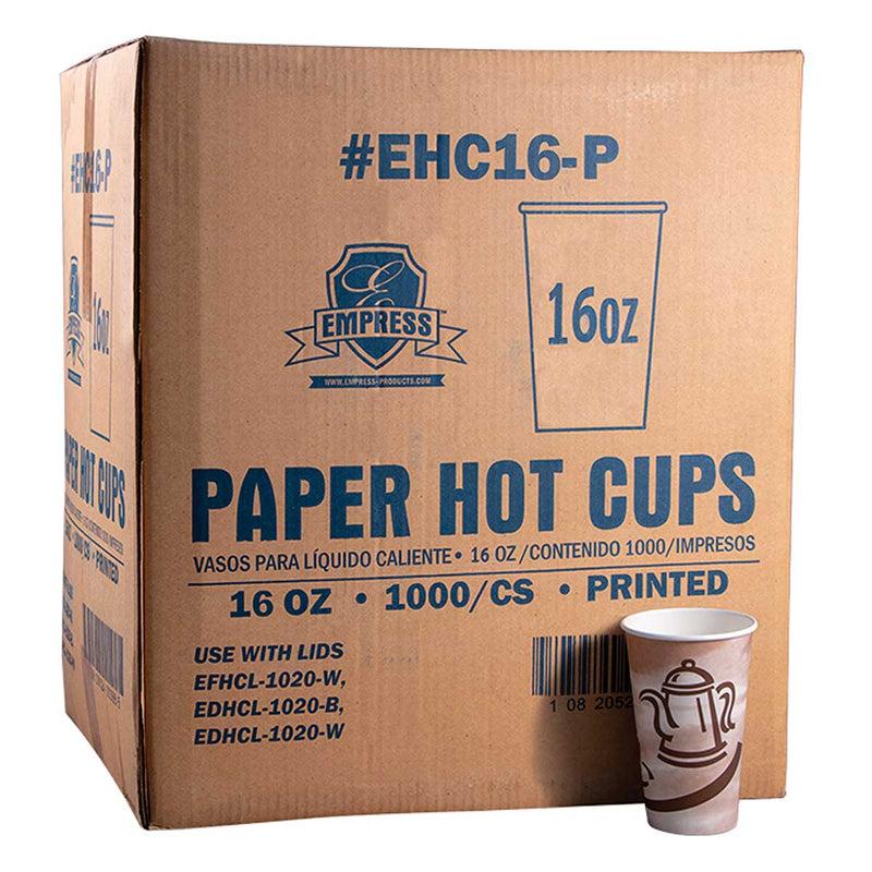 Empress Print Paper Hot Cup
