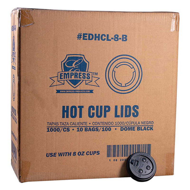 Empress Dome Lid for 8 oz Paper Hot Cup