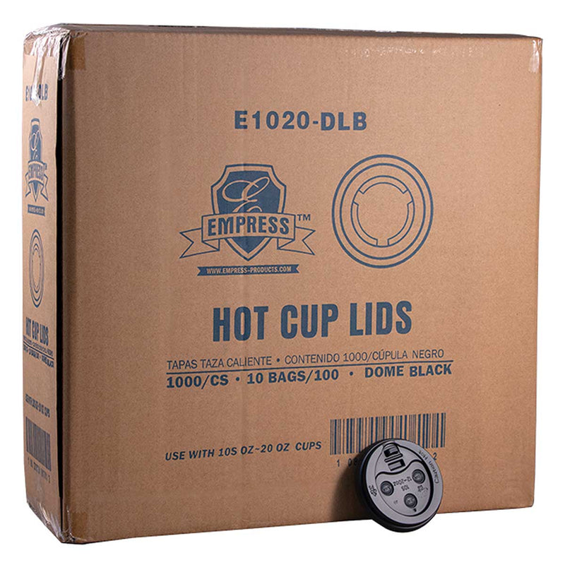 Empress Dome Lid for 10-20 oz Paper Hot Cup