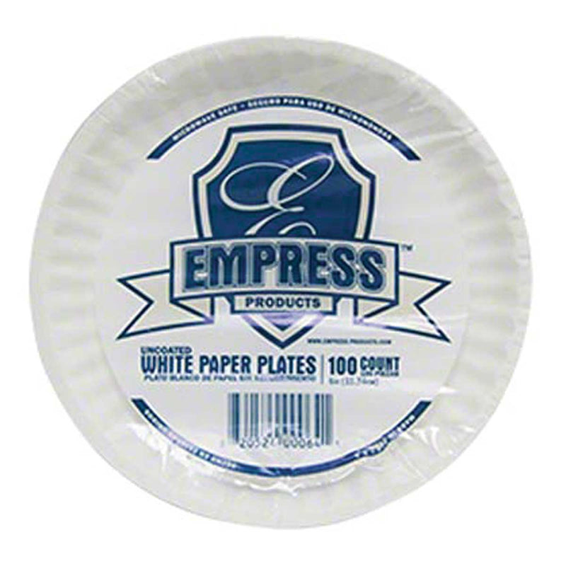 Empress Uncoated Paper Plate