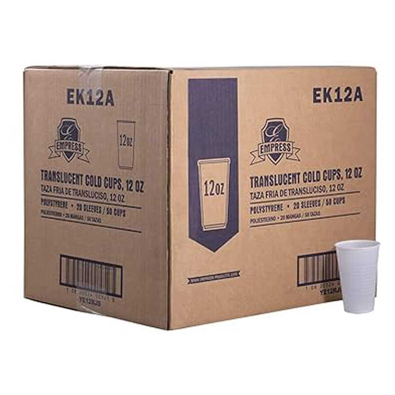 Empress Translucent Polystyrene Cold Cup
