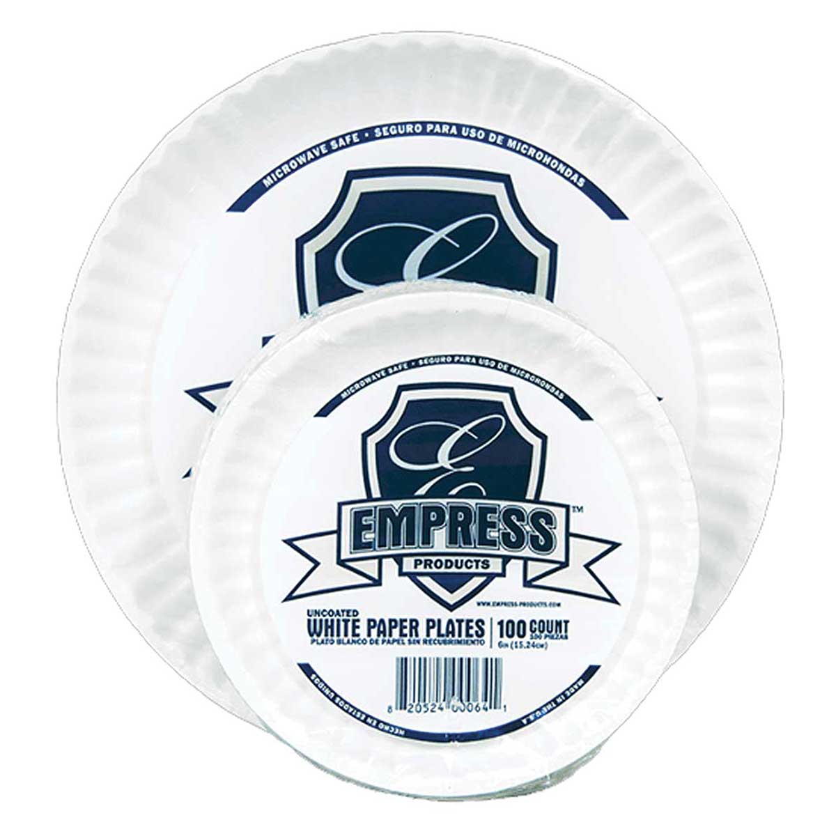 Empress Uncoated Paper Plate