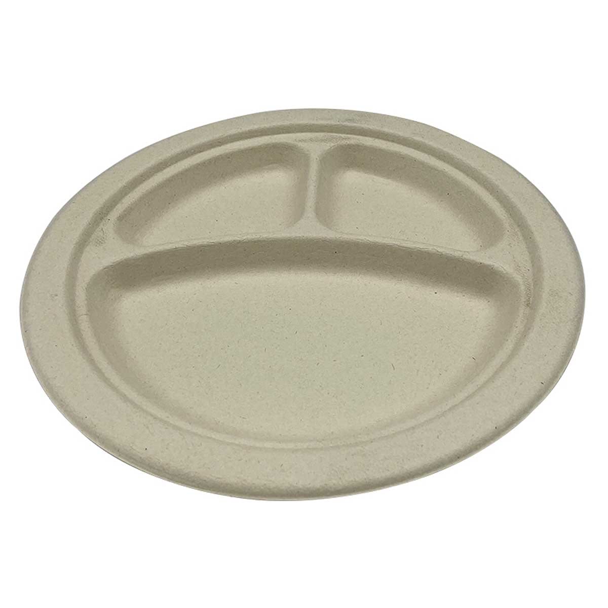 Empress Earth Heavy Weight 3-Compartment Molded Fiber Plates