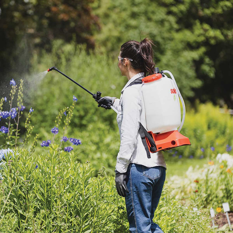 best battery operated garden sprayer Solo 411 Battery-Powered Backpack Sprayer 3-Gallon