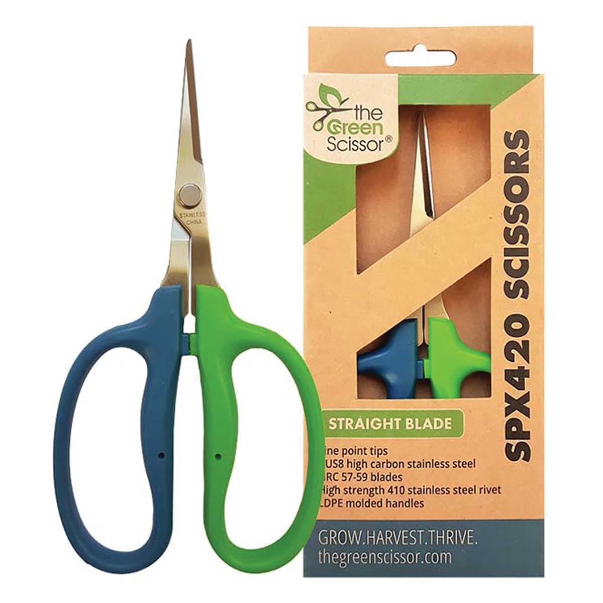 Green Scissor SPX420 Uncoated Scissors | Straight