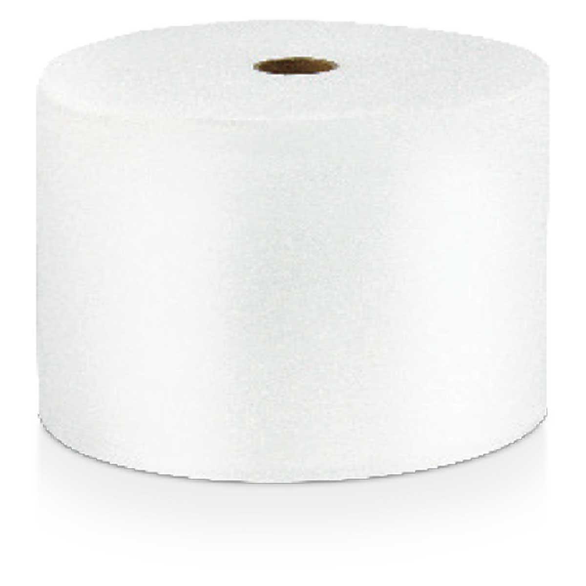 Solaris LoCor White 2-Ply 1,500 Sheet Bath Tissue, 3.9" X 4" | 18 Rolls