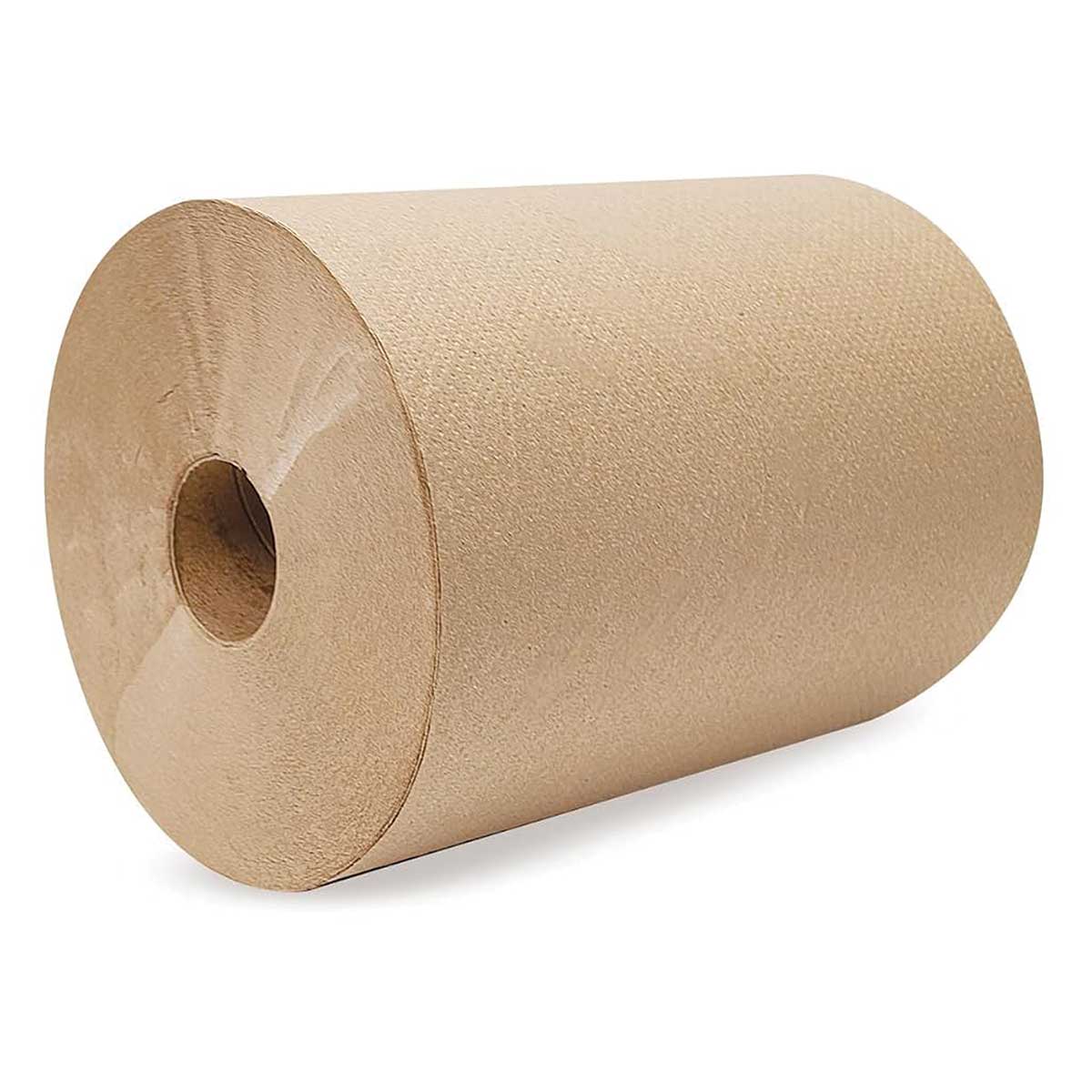 Morcon 10" Kraft 1-Ply Hardwound Roll Towel, 800' with 2" Core | 6 Rolls