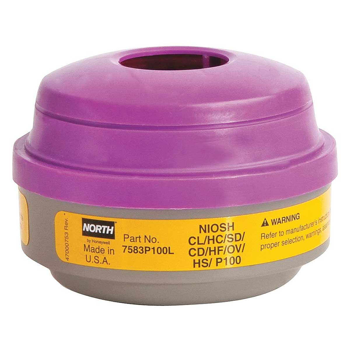 Honeywell Organic Vapor and Acid Gas (OV/AG) with P100 Respirator Cartridge