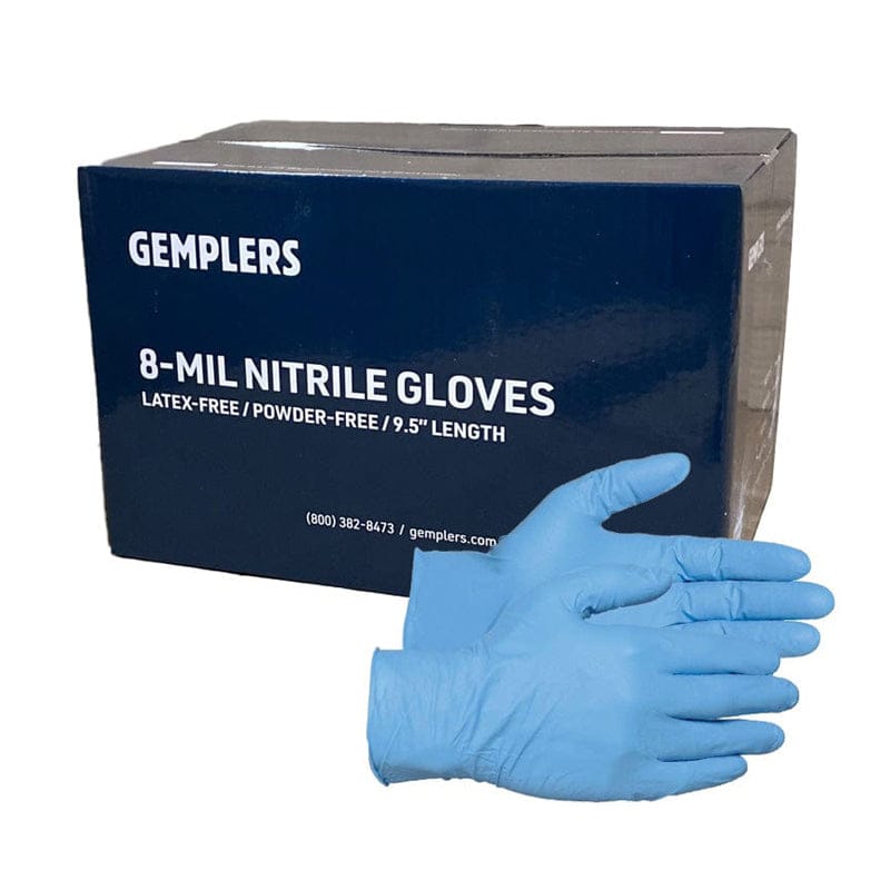 Gemplers 8-mil Nitrile Gloves | Case of 10 boxes