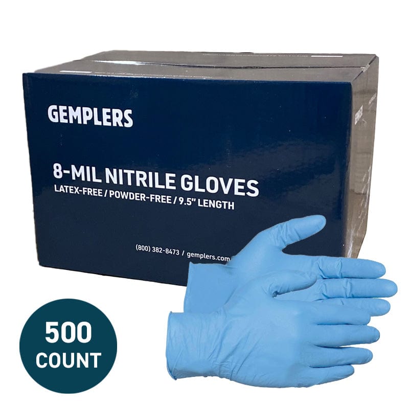 Gemplers 8-mil Nitrile Gloves | Case of 10 boxes