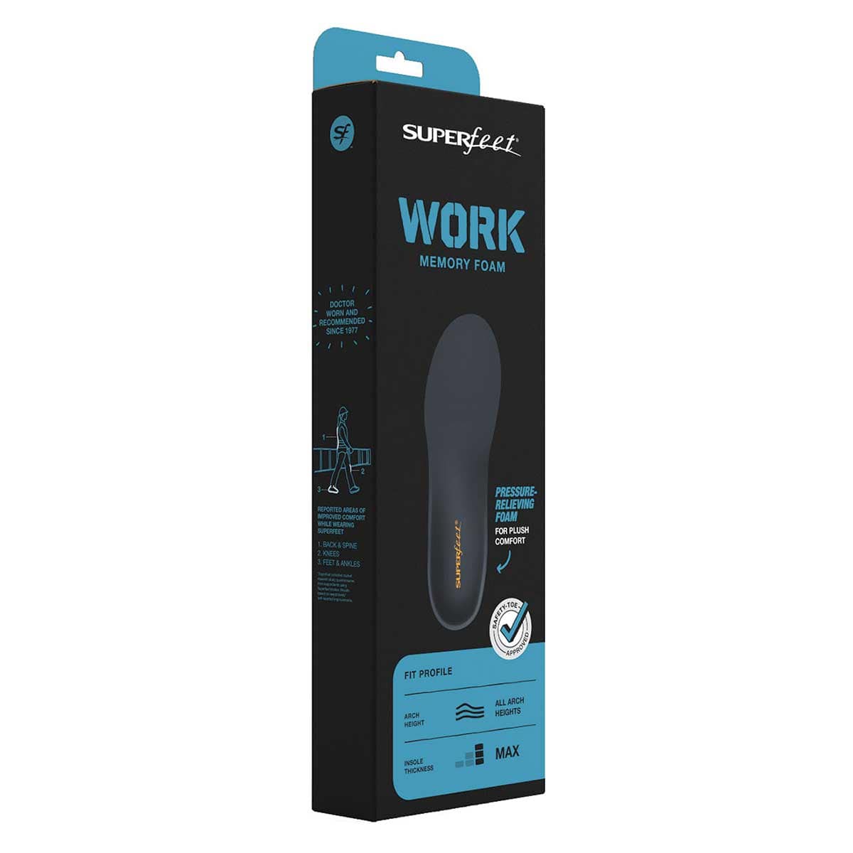 SuperFeet Work Memory Foam Insoles