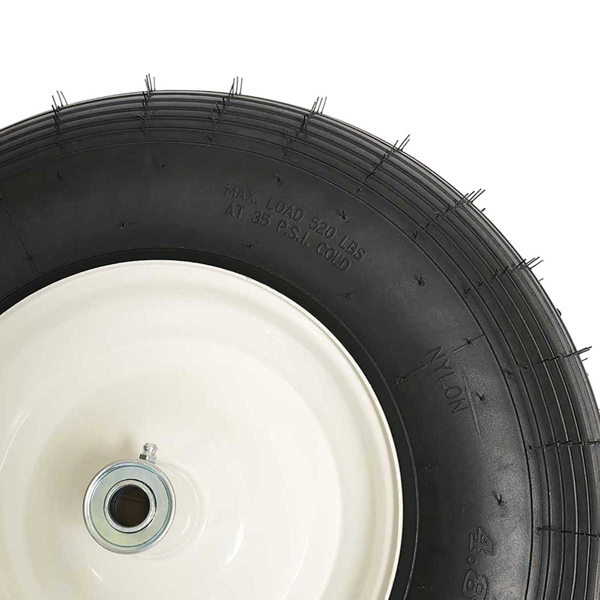 Scenic Road 16" Wheel with Bearing & Grease Fitting and Ribbed Tire