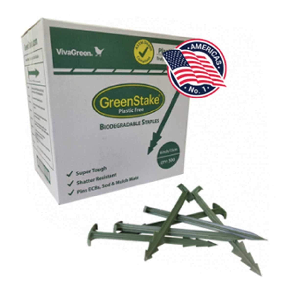 GreenStake 6" Biodegradable Stakes | 500 Count