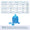Blue Recycling Can Liners