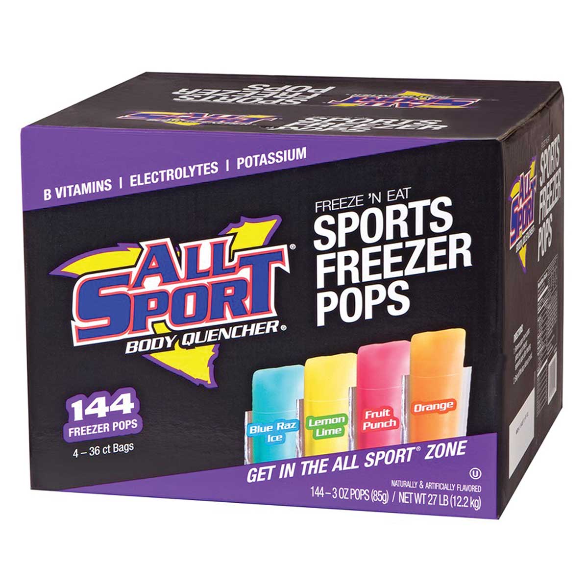 All Sport Freezer Pops | 144 Count