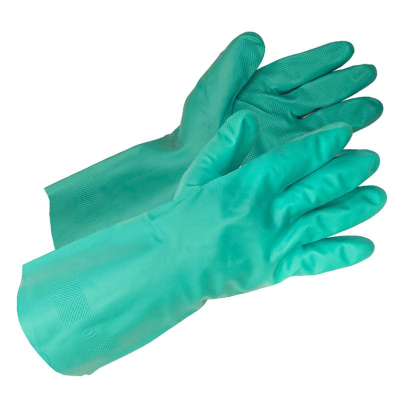 11-mil Unlined Chemical Resistant Nitrile Gloves | 12 Pairs