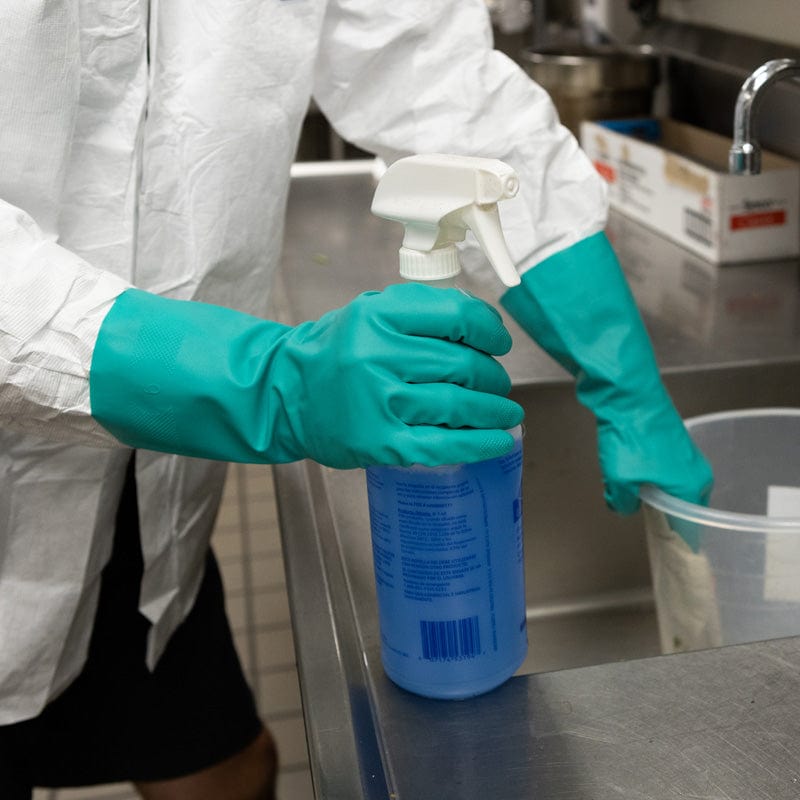 Bulk 11-mil Unlined Chemical Resistant Nitrile Gloves, Size 9 | 144 Pairs