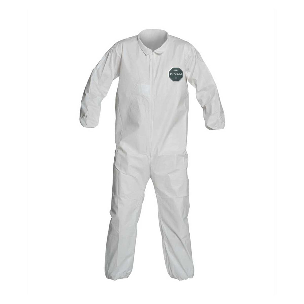 DuPont ProShield 50 Collared Coveralls with Elastic Wrists and Ankles | 25 Pk