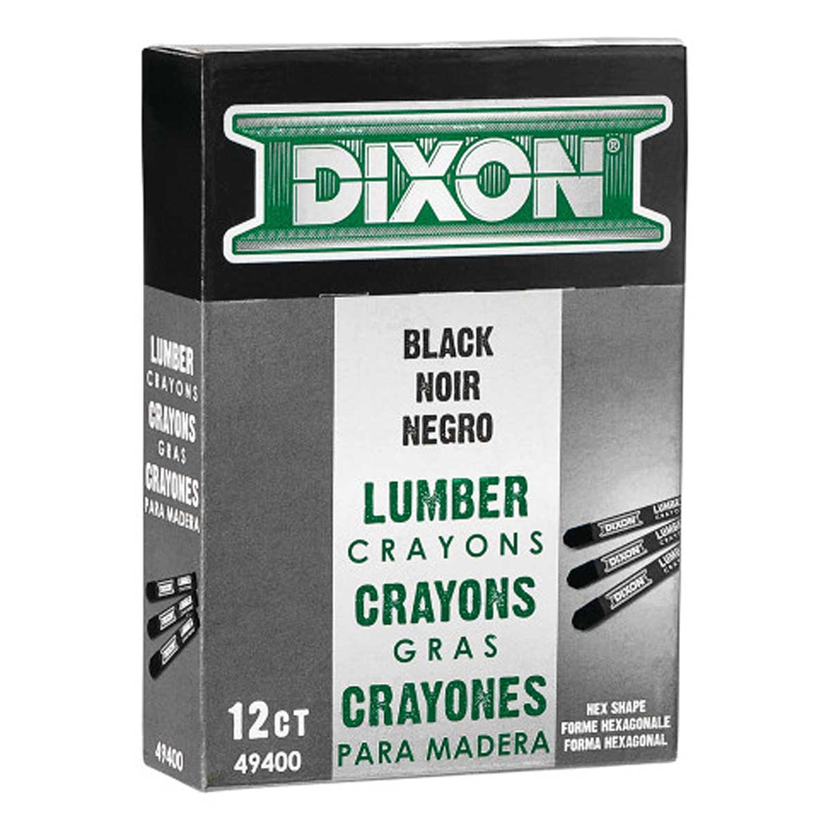 Dixon Industrial Lumber Crayons | 12 Pk