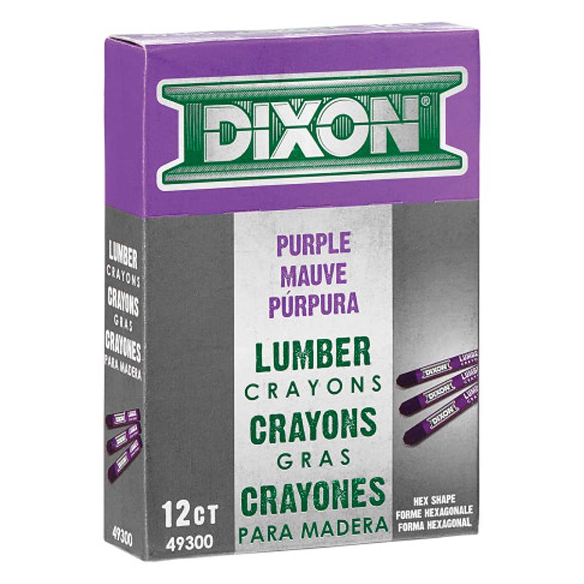 Dixon Industrial Lumber Crayons | 12 Pk