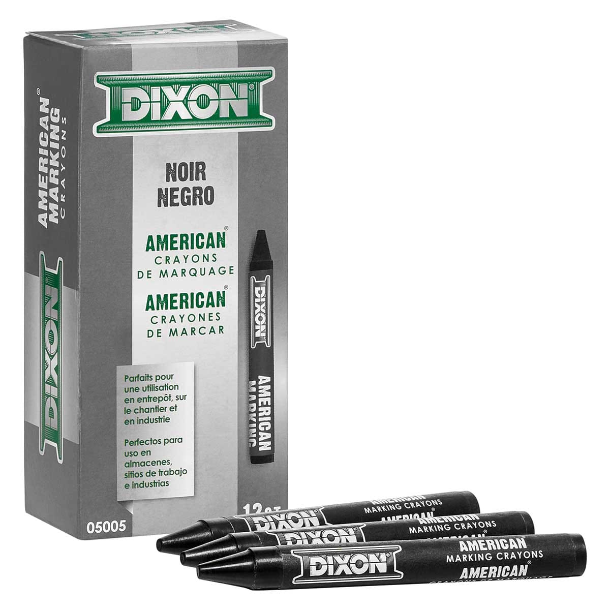 Dixon Industrial Marking Crayons | 12 Pk
