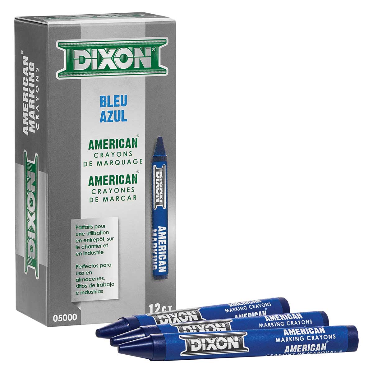 Dixon Industrial Marking Crayons | 12 Pk